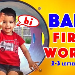 Baby First Words! 2-3 letter words | Spelling words