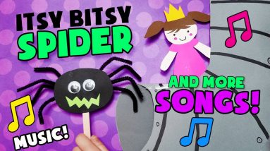 ITSY BITSY SPIDER SONG | Nursury Rhyme Songs | Preschool & Kindergarten