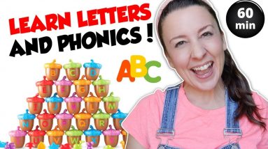 Learn The Alphabet, Letters, Phonics Song | Toddler Learning Video | Letter Sounds | Speech | ABCs