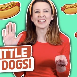 5 Little Hot Dogs Frying In A Pan Song for toddlers and babies!
