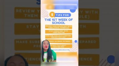 Back to School- 5 Tips for the 1st Week of School - Preschool Teacher Tips