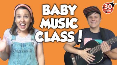 Baby Music Class (full class) Great for babies, toddlers & preschool! Toddler Learning Video Songs