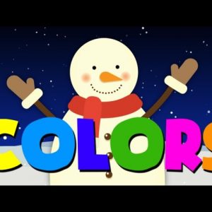 Colors with Frosty The Snowman! | Kindergarten colors