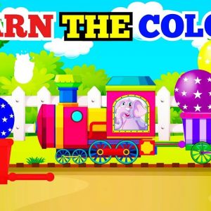 Learn the Colors with Trains for Kids (Say Each Color Out Loud) | Learning Videos for Toddlers
