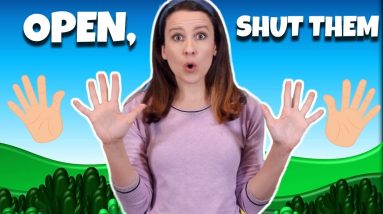 Open Shut Them Song with Action - Great for babies toddlers - extra verses!
