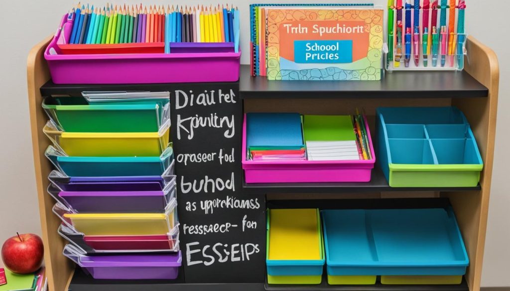 organizing kids' school papers system