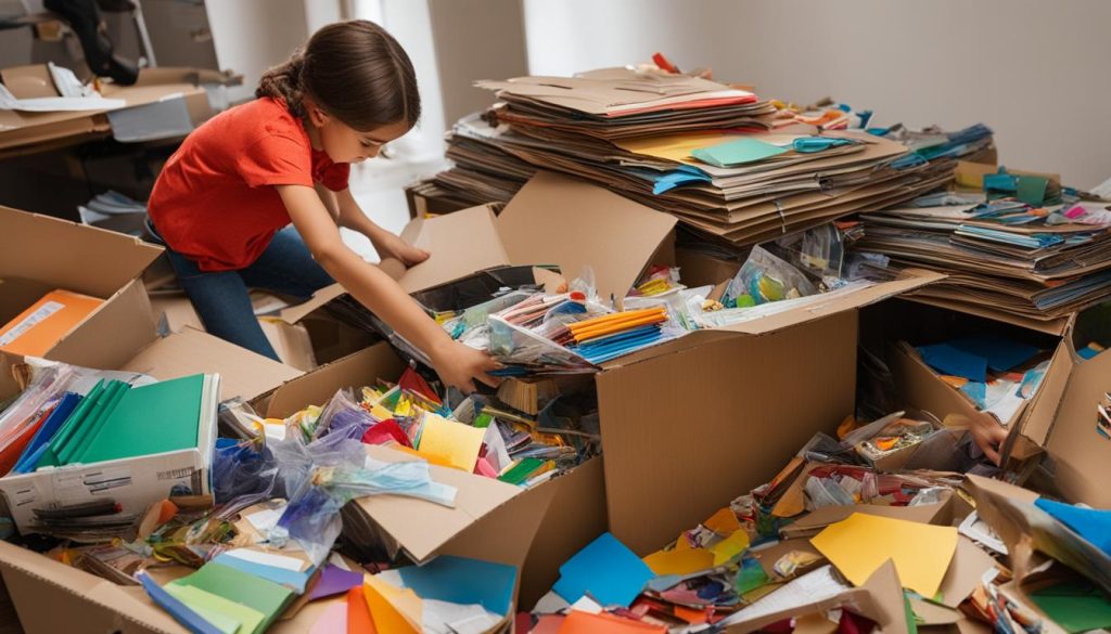 tips for organizing kids' artwork and memorabilia